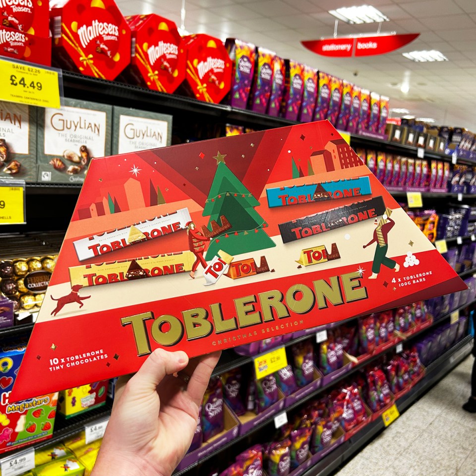 Home Bargains Toblerone selection boxes are selling for just £4