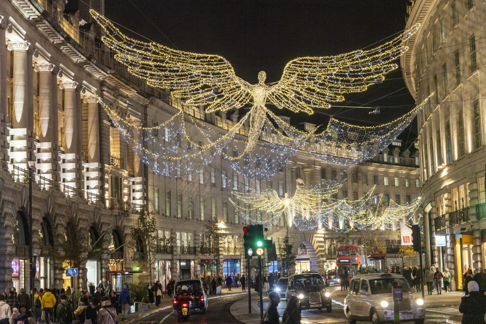 Helene named the Regent Street Lights as one of her favorite Christmas attractions in the capital