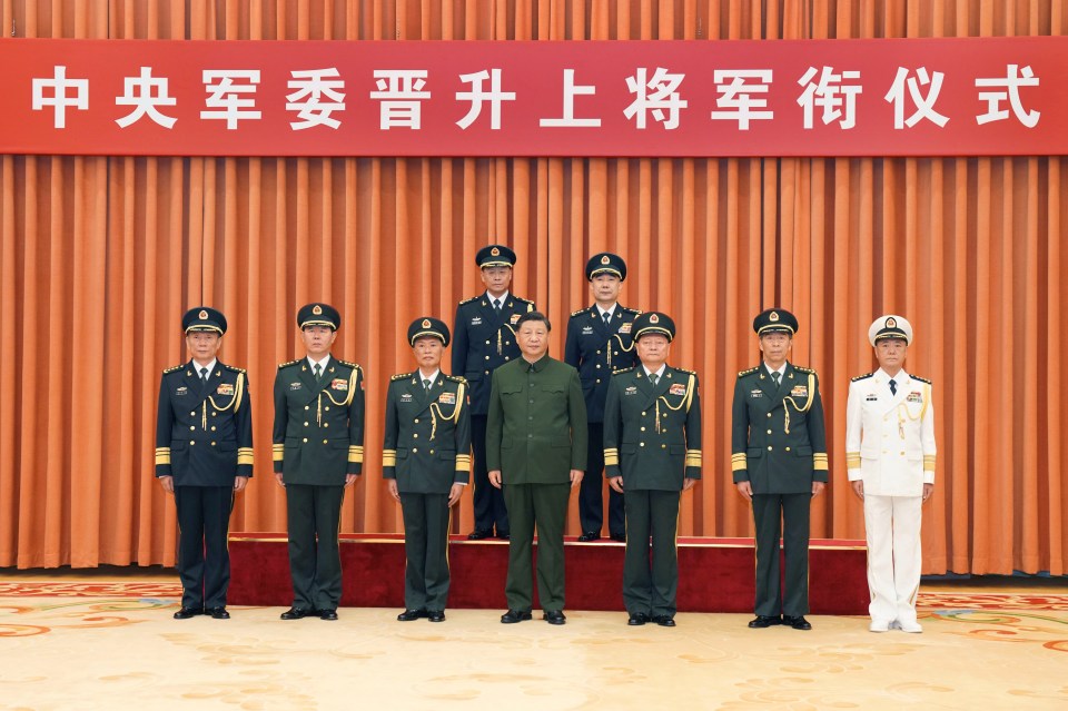 Nine top commanders have been 'erased' from China's National People's Congress