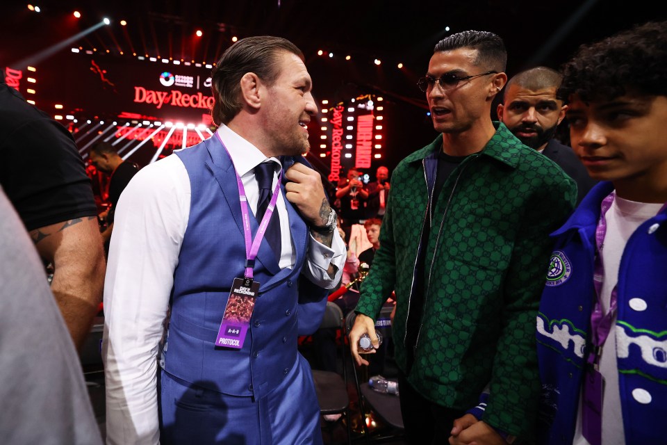 Conor McGregor and Cristiano Ronaldo had a fascinating exchange