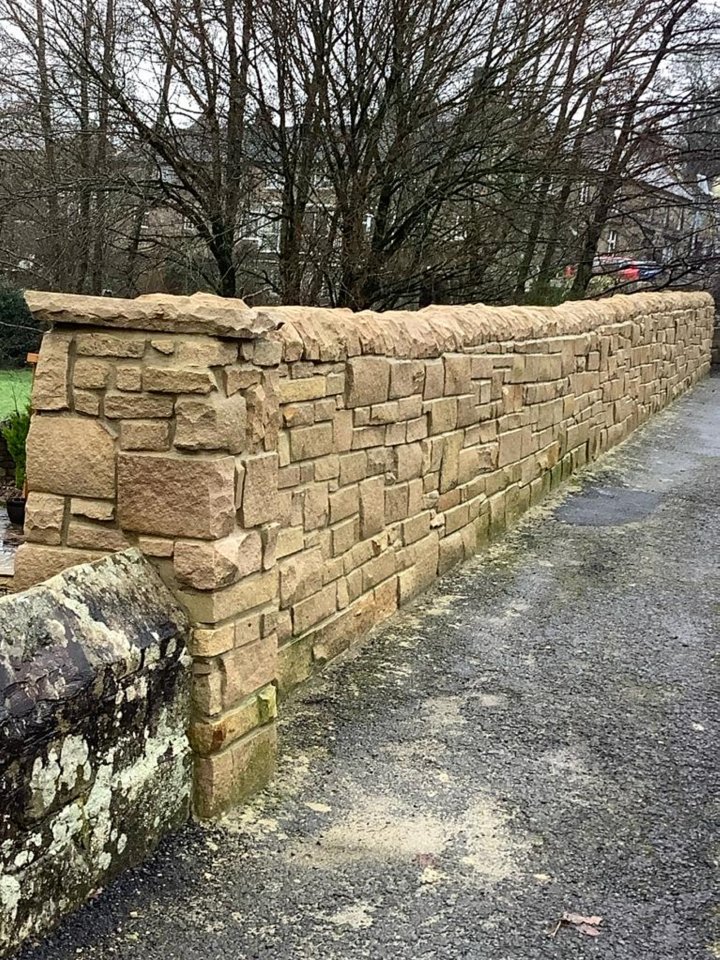 Neighbours complained about the new stone wall