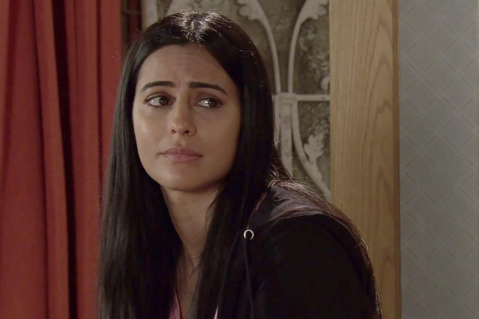 The actress is best known for playing Alya Nazir in the ITV soap since 2014