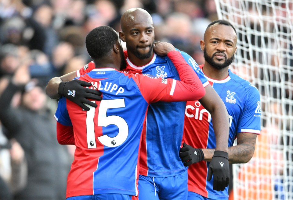 Jean-Philippe Mateta fired home to give Palace a 57th minute lead