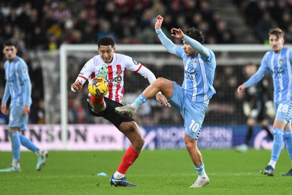 Jude's younger brother Jobe was playing for Sunderland in the clash