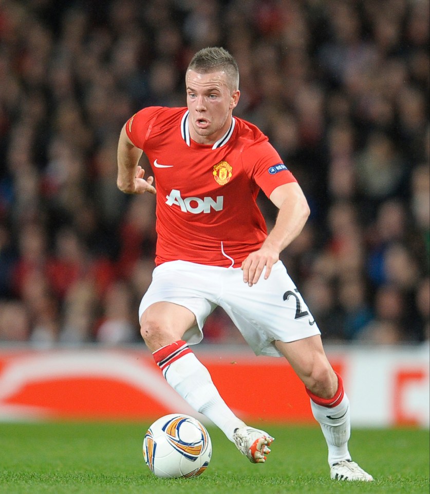 Tom Cleverley played for the Man Utd during the 2011-12 season