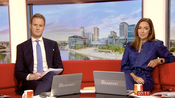 Dan quit his role on BBC Breakfast for Channel 5 news last year