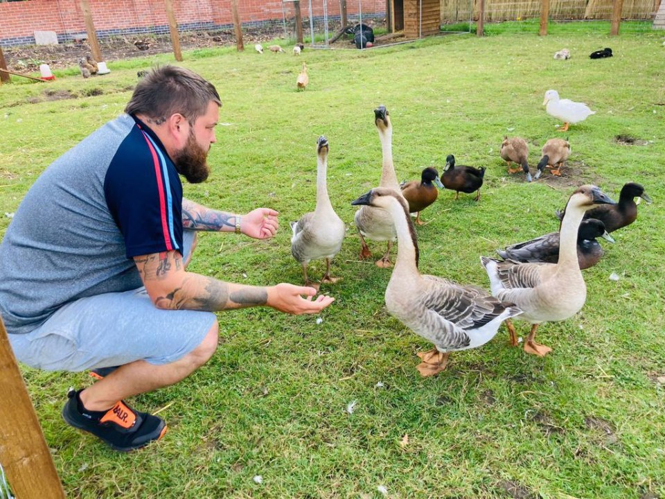 The world champion is a huge animal lover