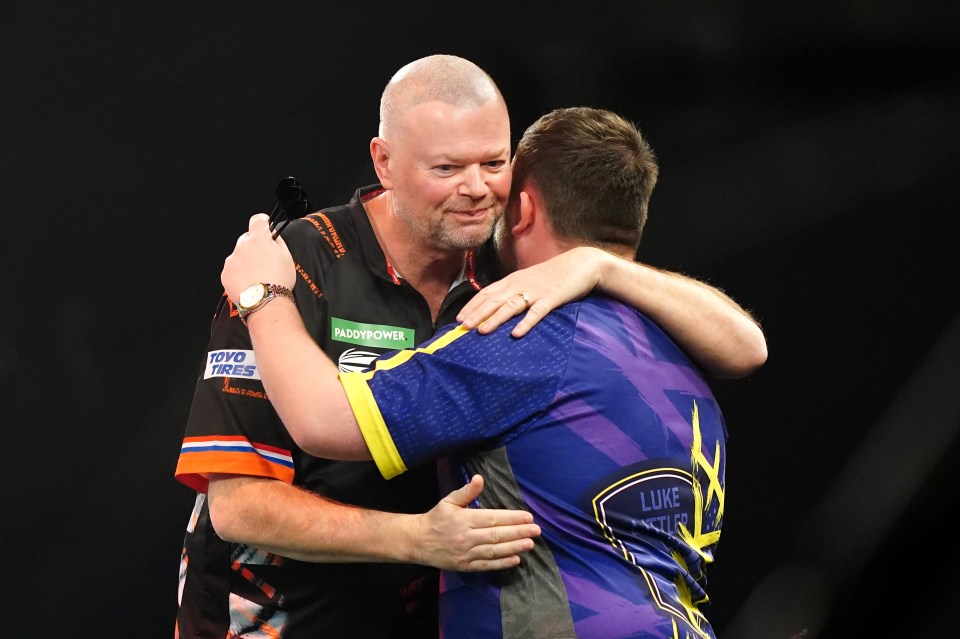 The 16-year-old got the better of Dutch legend Raymond van Barneveld