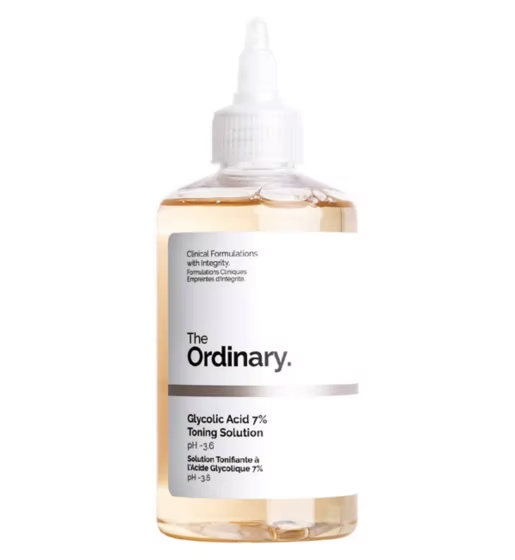 Make your skin glow with theordinary.com’s glycolic acid 7 per cent toning solution for £7.70