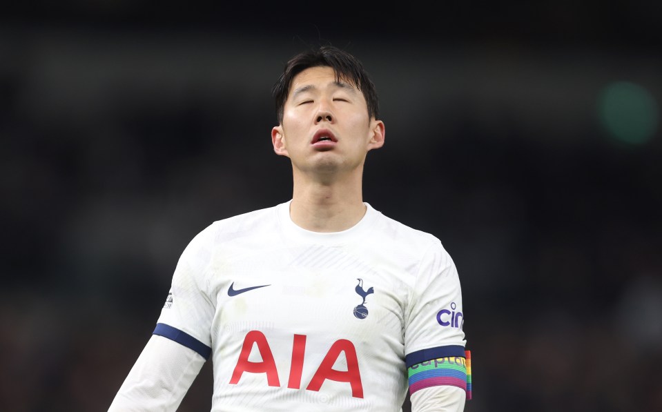 Son Heung-min has slammed Spurs for their 2-1 defeat against West Ham