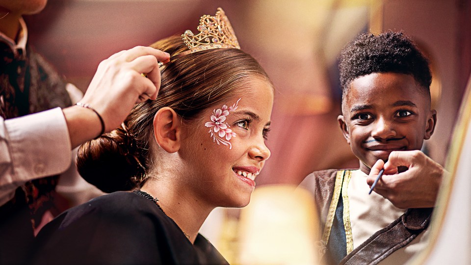 At the Royal Dream Experience, children will be transformed into Disney royalty