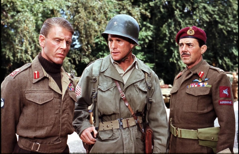 Ryan joined an all-star cast including Edward Fox and Dirk Bogarde in WWII story A Bridge Too Far