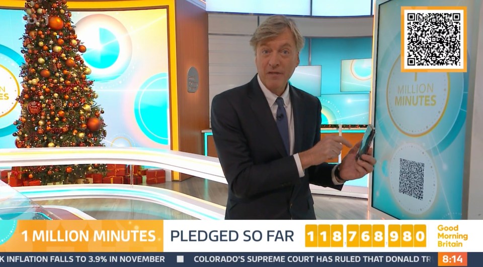 Richard Madeley was branded 'comedy gold' after a red-faced mishap on air