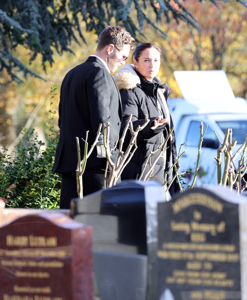 In November, Danny and Jacqueline were filming scenes believed to be Aunt Sal's funeral but we know now this to be untrue