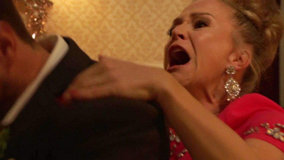 Linda Carter (Kellie Bright) murders Keanu Taylor (Danny Walters) EastEnders Christmas Day