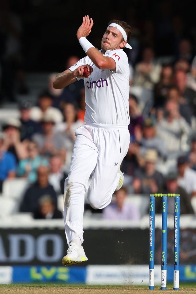 Broad grabbed 22 wickets in a thrilling Ashes in the summer