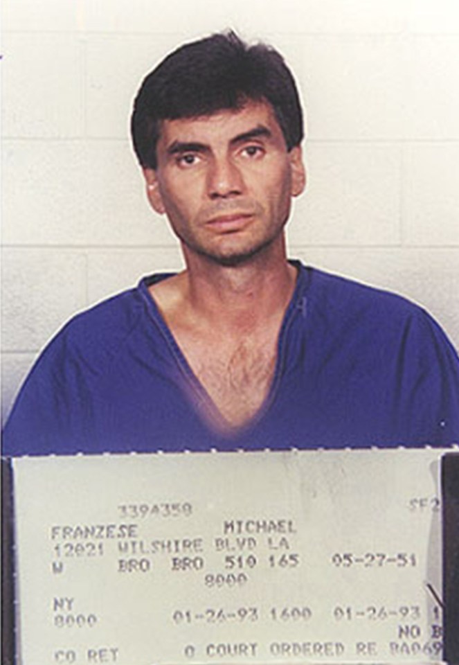 Michael Franzese's mugshot from 1993