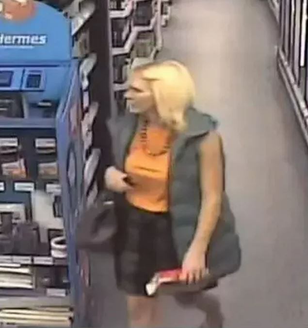 CCTV images recorded on the day before she went missing