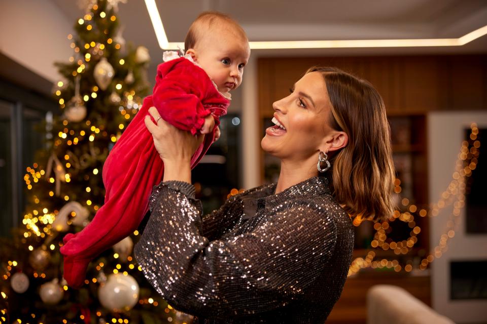 Ferne McCann with her youngest daughter Finty