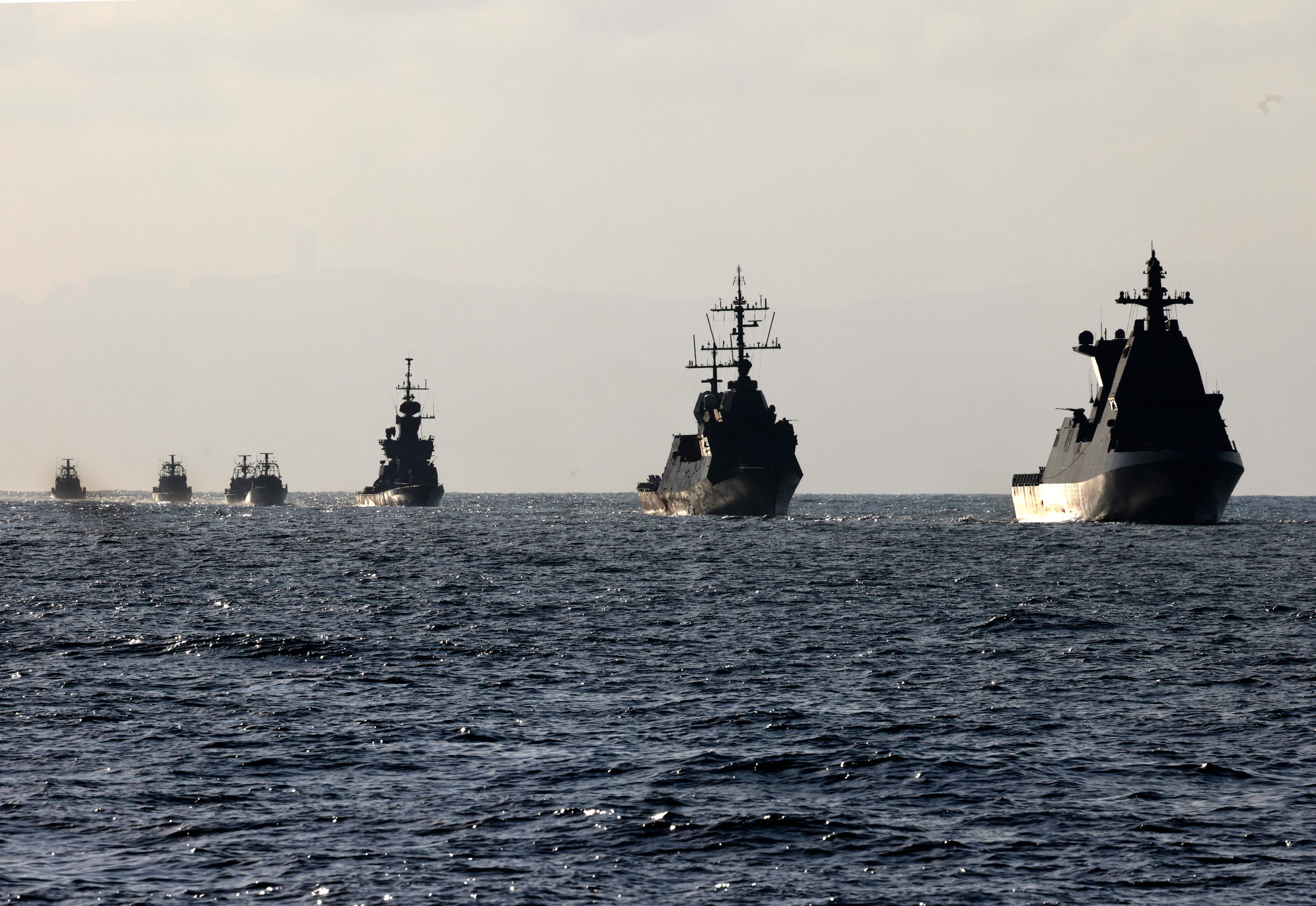 Israel has an iron fleet of naval warships, including the four Sa’ar 6-class corvettes