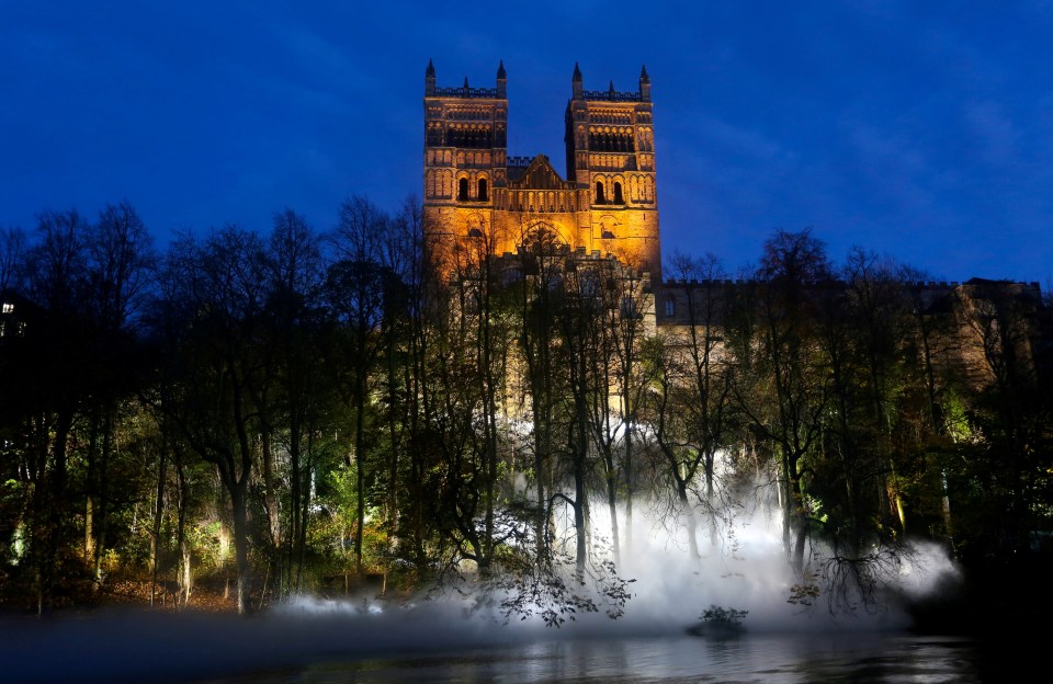 Durham, with its famous cathedral, was found to be the UK's most festive location