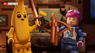 Build, craft and destroy in Lego Fortnite.