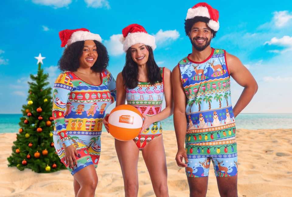 The limited edition swimwear range was made by easyJet Holidays