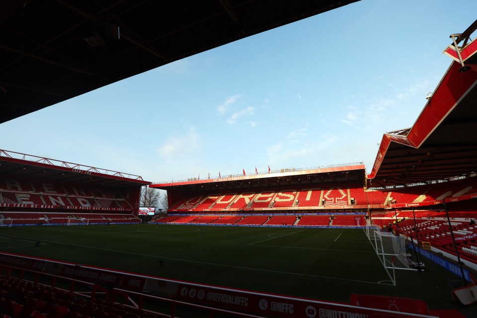 Nottingham Forest's current venue holds 30,455