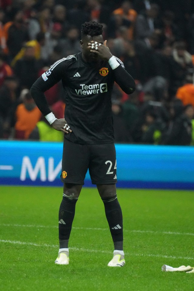 Andre Onana had another nightmare for Man Utd in Galatasaray