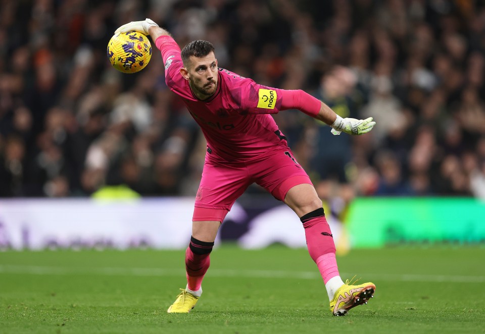 Dubravka is filling in for the injured Nick Pope between the sticks