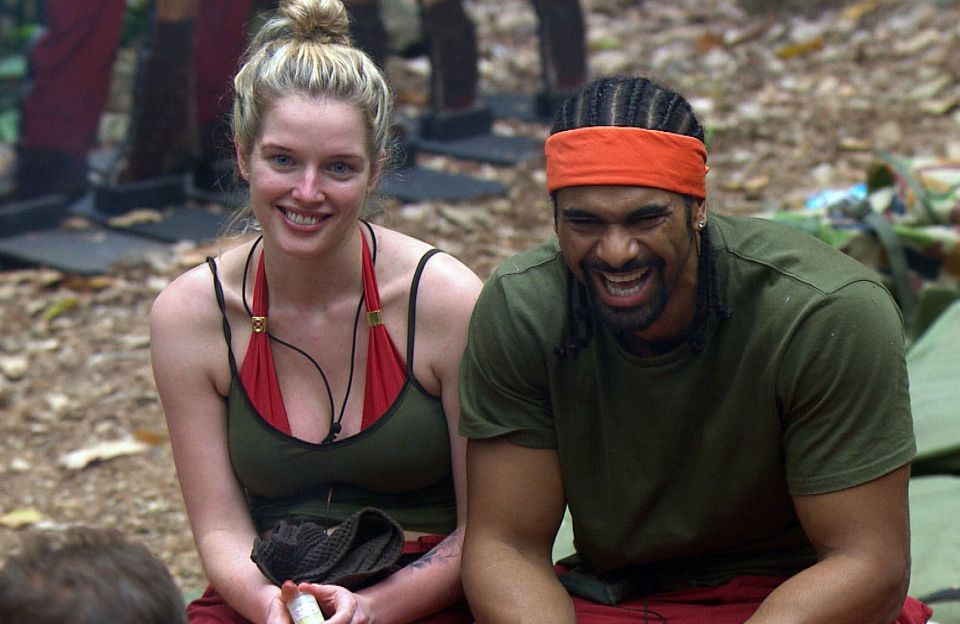 Helen and David met on I'm A Celebrity in 2012