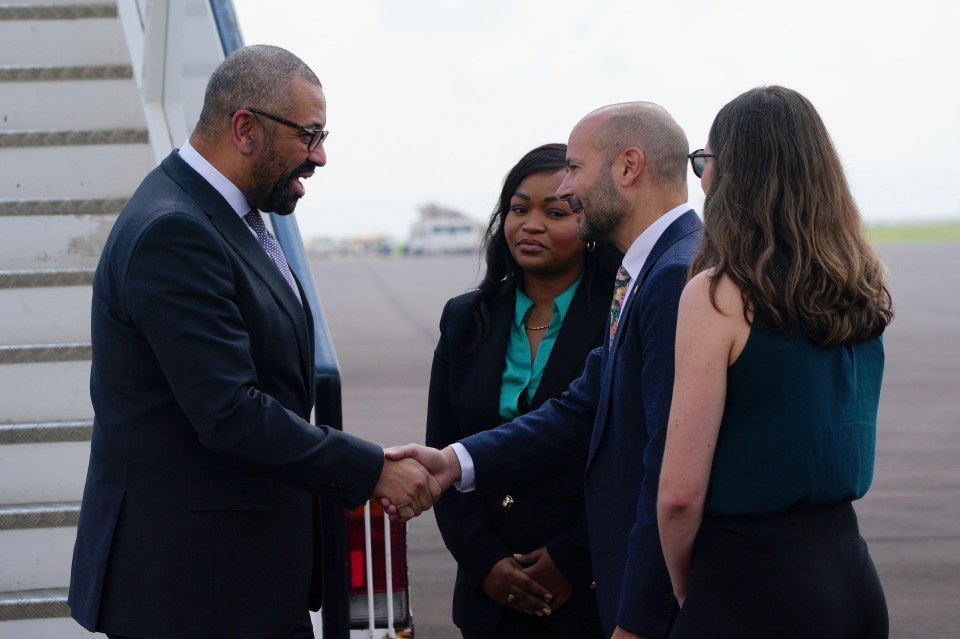 Home Secretary James Cleverly arrived in Rwanda this morning to sign a fresh deportation deal