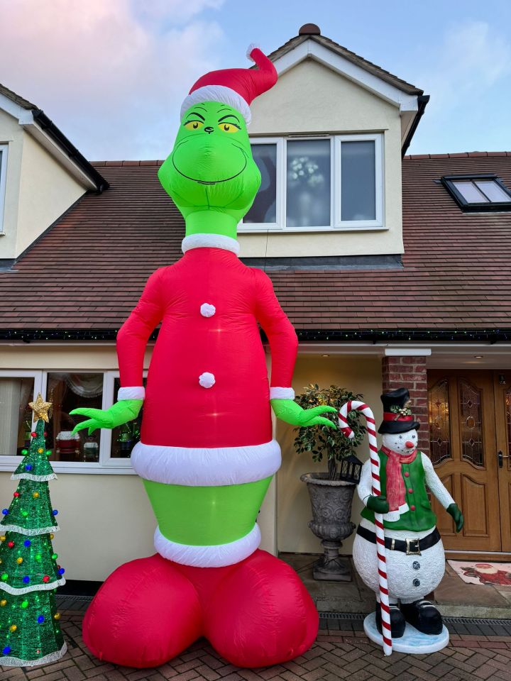 Highlights include a giant The Grinch inflatable