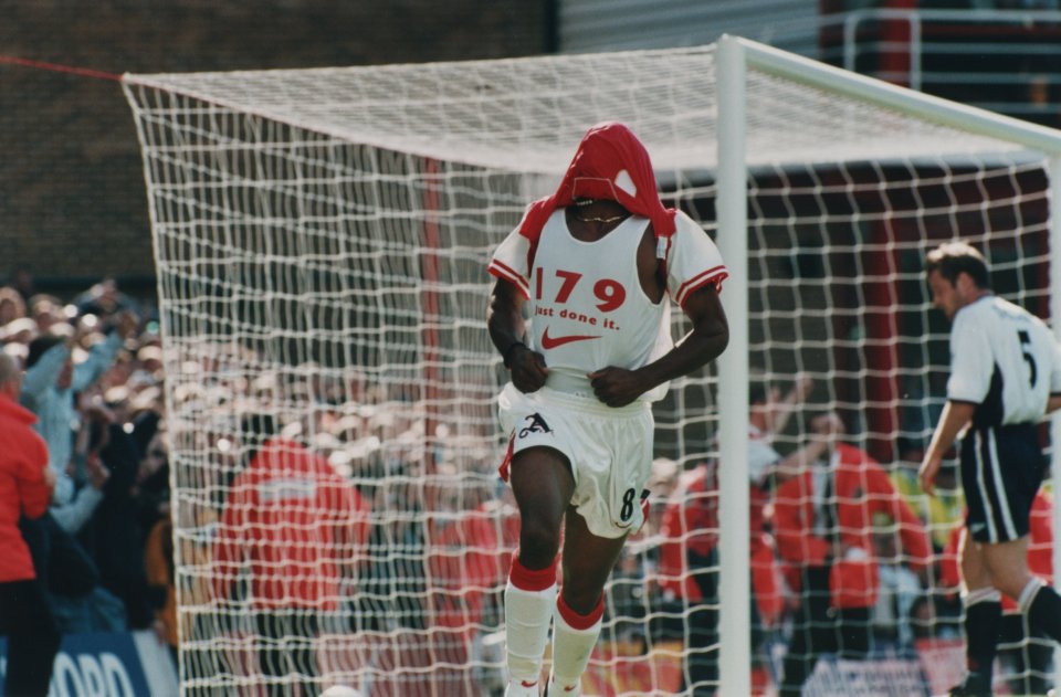 Ian Wright became Arsenal's record goalscorer during his seven years at Highbury