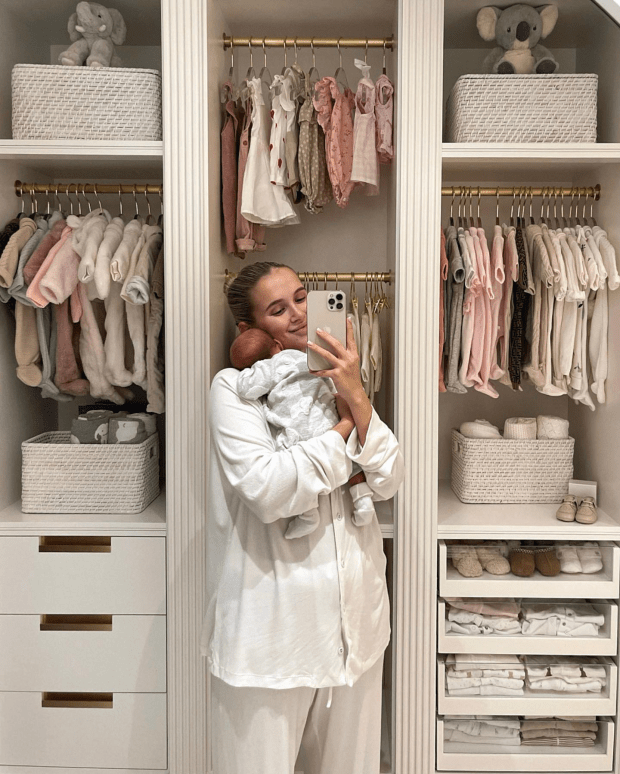 Molly has given fans a sneak peek inside Bambi's enviable wardrobe