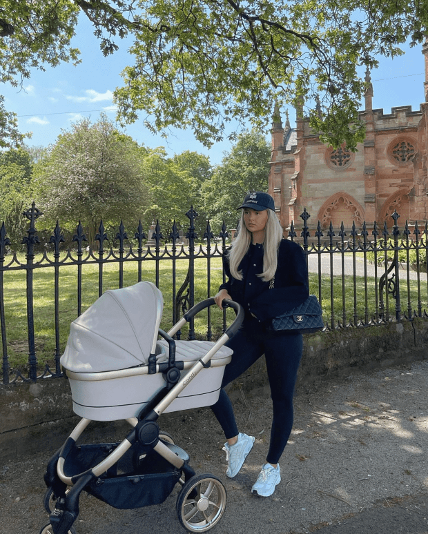 Molly's pram retails for more than £1,000