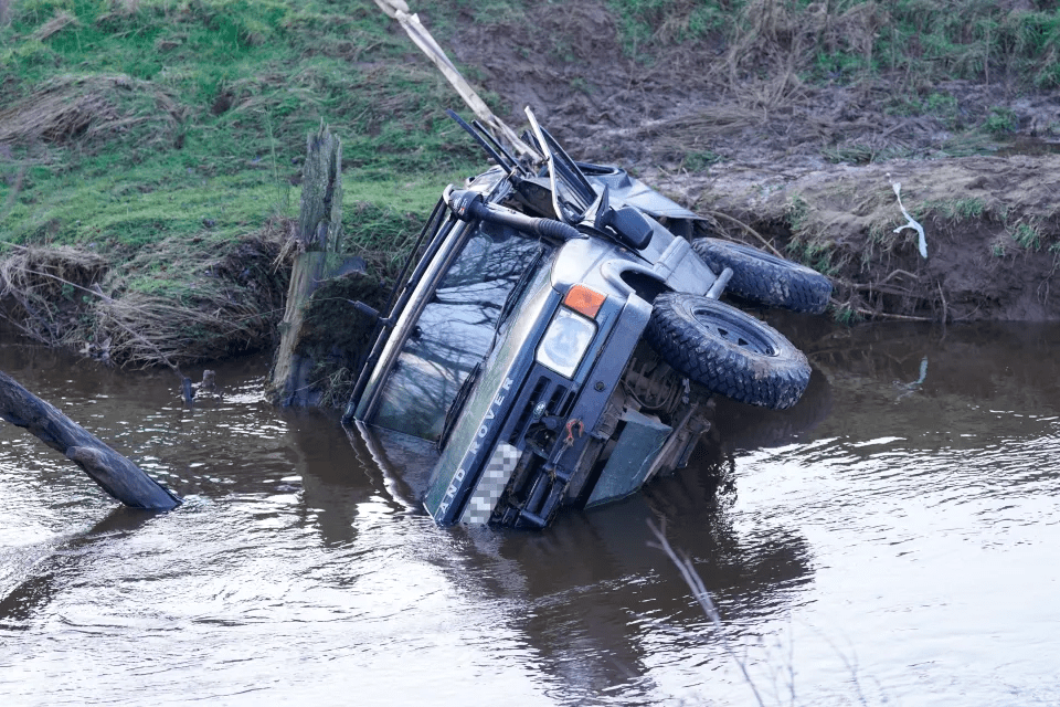 Three men have died after a 4×4 became trapped in the River Esk