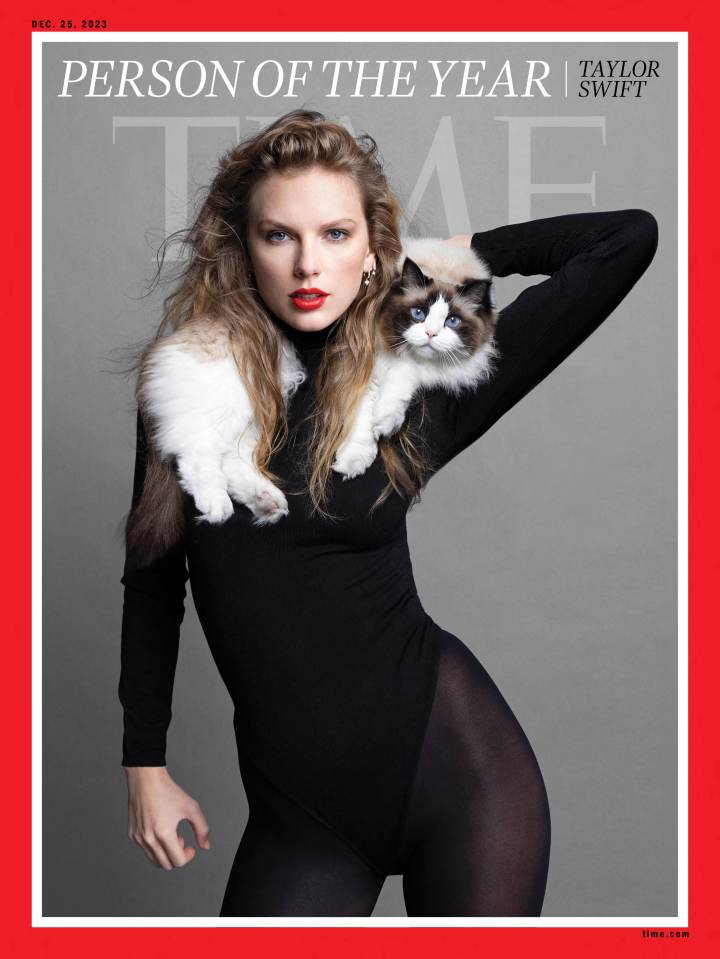 Time Magazine named Taylor Swift as their Person of the Year