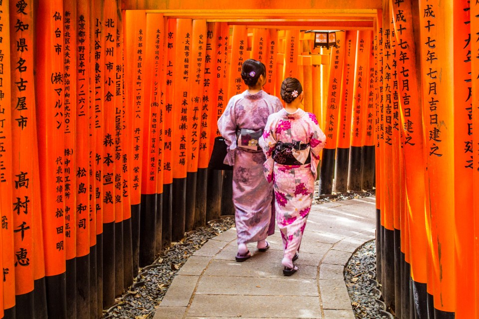 The Fushimi Inari-taisha shrine in Kyoto is one of its most famous sights