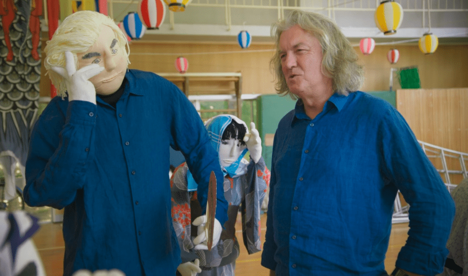 James May was immortalised with a life-size doll representing him