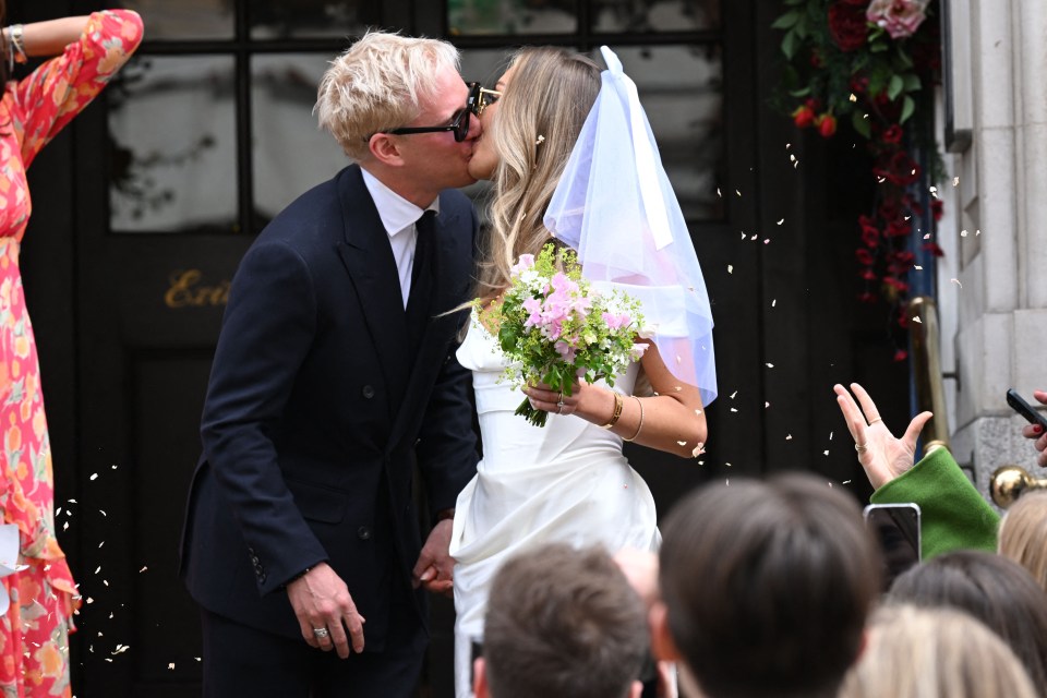 Jamie and wife Sophie tied the knot in May