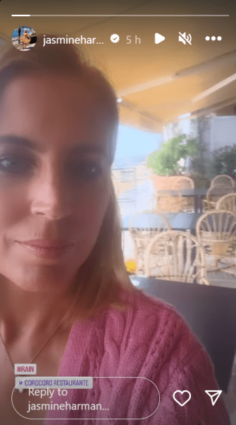 Jasmine Harman has been dealt a blow as A Place in the Sun filming was derailed by nightmare conditions in the Costa del Sol