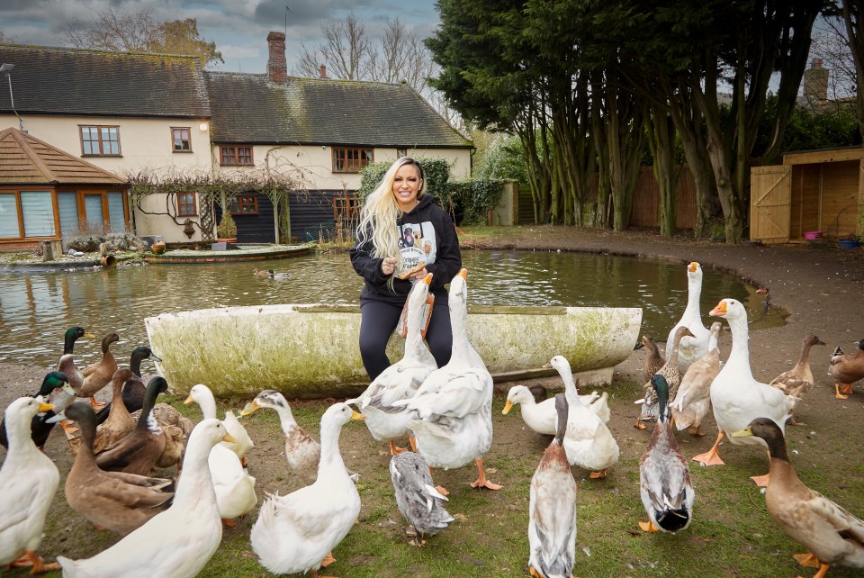 Jodie Marsh is thriving in her new life running an animal sanctuary