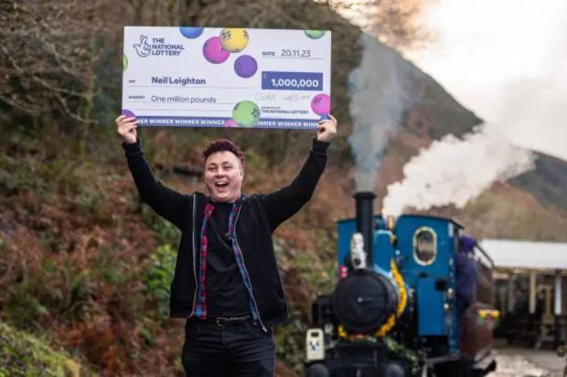 Steam train fan Neil Leighton wins £1m on the National Lottery