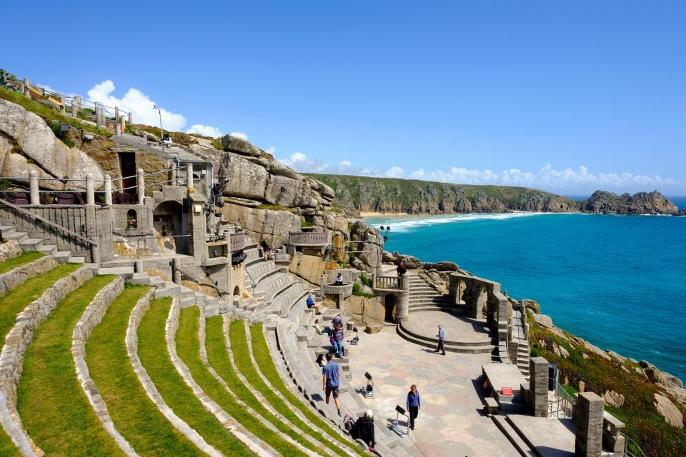 The open-air Minack theatre hosts plays and musicals