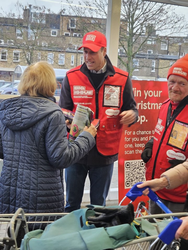 The Prince of Wales stunned shoppers at the Tesco in Hammersmith