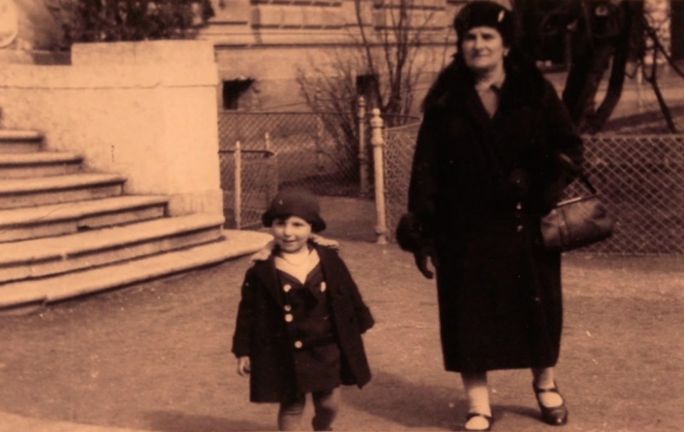 Ruth as a child in Austria before the Nazi's arrived