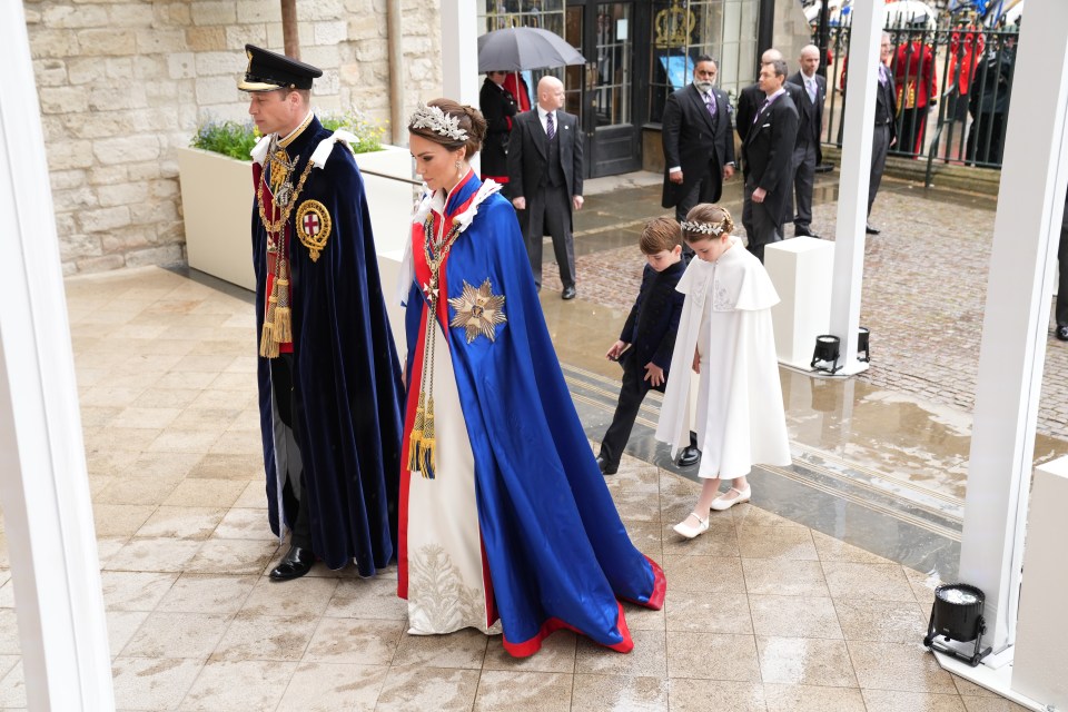 Prince and Princess of Wales at the Coronation of King Charles III