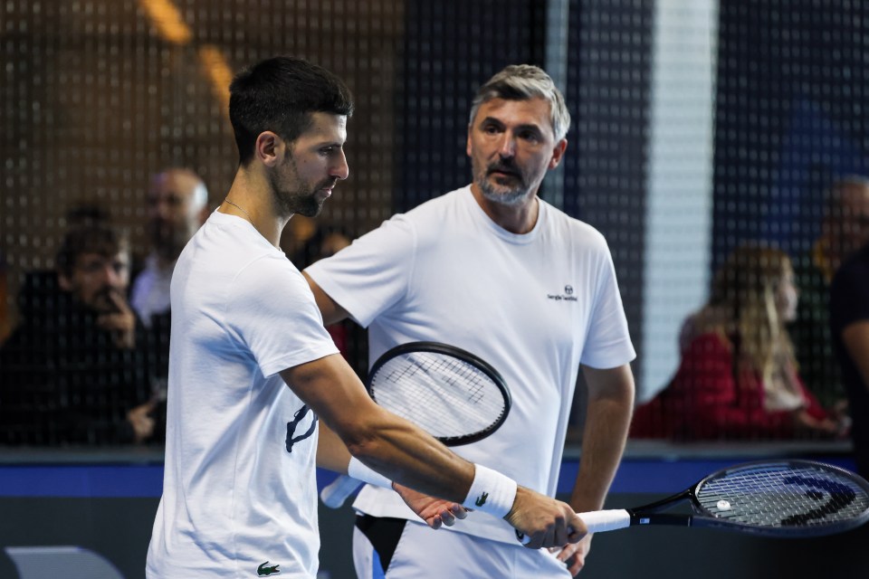 Ivanisevic is now Novak Djokovic's coach