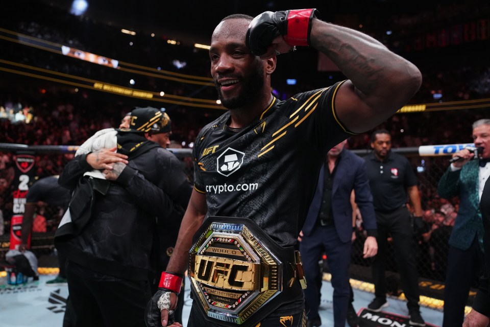 Leon Edwards was beaming with joy after banking his second title defence